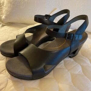Dansko Black Sandals